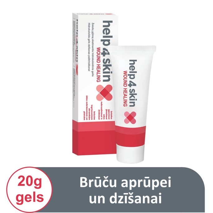 HELP4SKIN Želes brūču dziedinašanai, 20 g