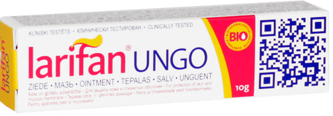 LARIFAN UNGO 10 g ādu un gļotādu aizsargājošā ziede