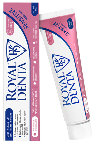 Sensitive ROYAL DENTA zobu pasta, 130 g