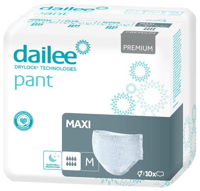 DAILEE Premium Maxi M — urīnnesardzības biksītes, 10 iepakojumā