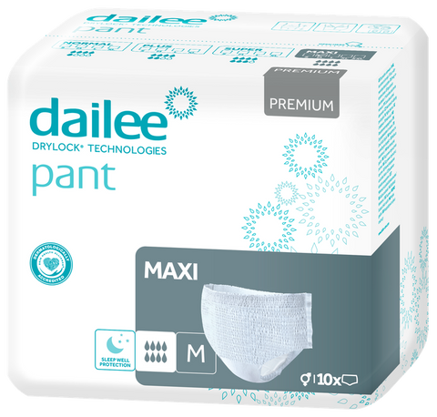 DAILEE Premium Maxi M — urīnnesardzības biksītes, 10 iepakojumā