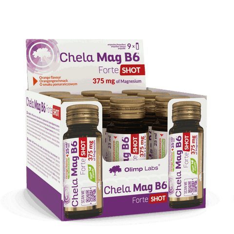 OLIMP LABS Chela - Mag B6 Forte Shot Apelsīnu garša (25 ml) 9 ampulas