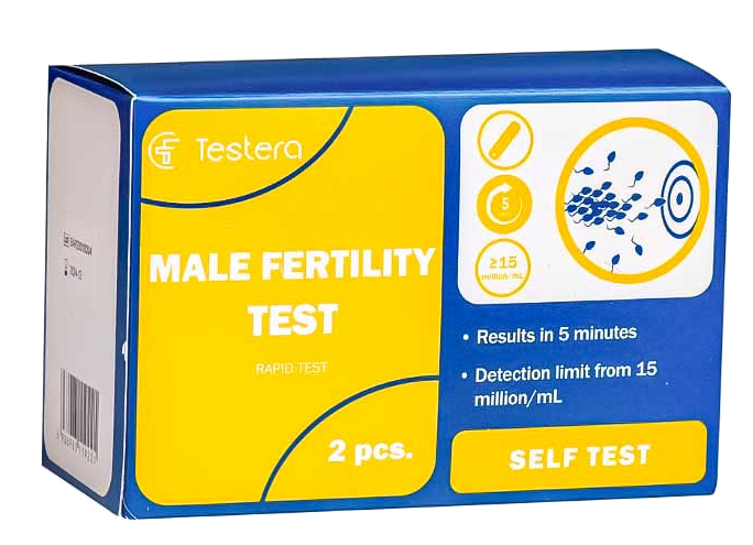 TESTERA Vīriešu Fertilitātes tests, komplekts 2 gab.