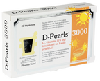 PHARMA NORD D-Pearls 3000 MV kapsulas (80 gab.)