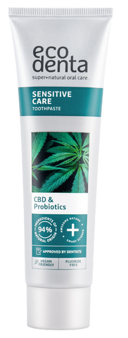 CBD un probiotiku stiprinošā zobu pasta jutīgiem zobiem, 100 ml