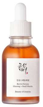 BEAUTY OF JOSEON Revive serums ar žeņšeņa un gliemežu mucīnu, 60 ml