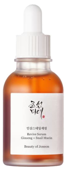 BEAUTY OF JOSEON Revive serums ar žeņšeņa un gliemežu mucīnu, 60 ml