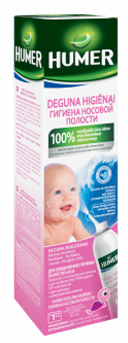 HUMER Aerosols ar Izotonisko Jūras Ūdeni Bērniem, 150 ml