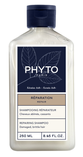 PHYTO Repair šampūns bojātu matu atjaunošanai, 250 ml