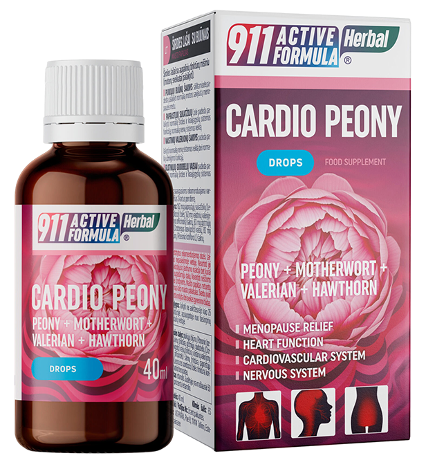 Cardio Peony 911 pilieni 40 ml