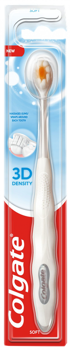 COLGATE 3D Density zobu birste ar mīkstiem sariņiem, 1 gab.