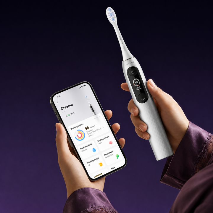 DREAME Sonic E10F Silver - elektriskā zobu birste, 1 vienība