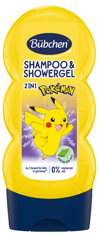 BUBCHEN Pikachu 2in1 – šampūns un dušas želeja, 230 ml
