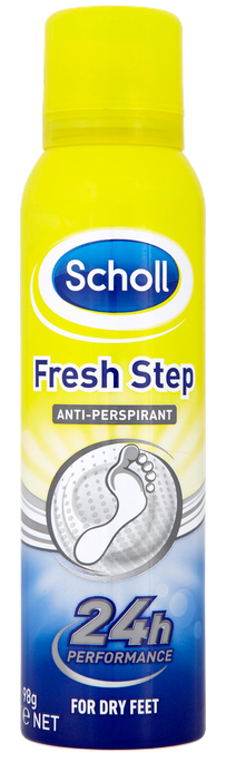 SCHOLL Fresh Step Anti-perspirants aerosols, 150 ml