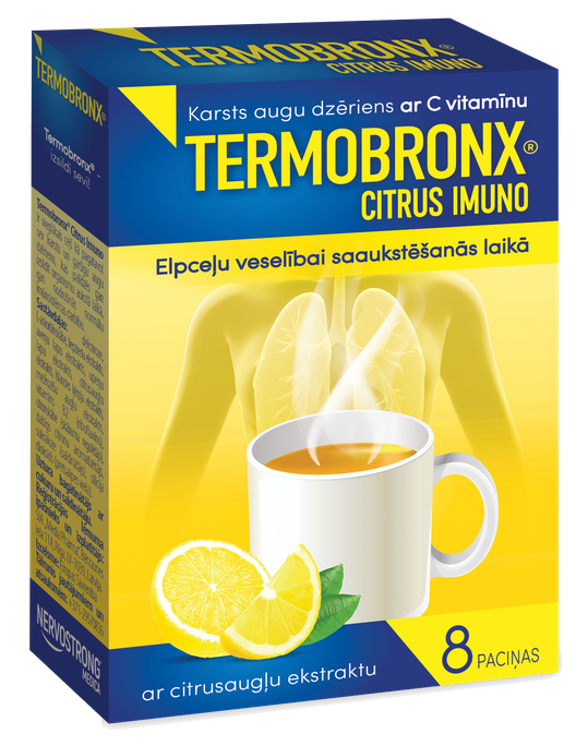TERMOBRONX Citrus Imuno 8 paciņas po 3g