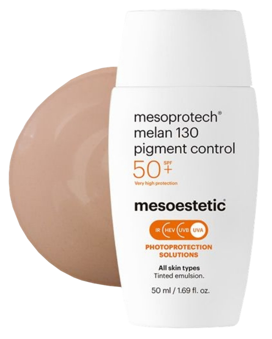 MESOESTETIC Mesoprotech Melan 130 saules aizsargkrēms pigmentācijas kontrolei, 50 ml