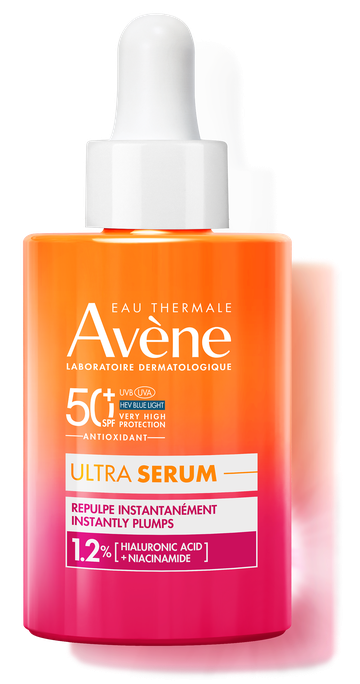 AVENE Sun Serums SPF 50+ ar tūlītēju ādas piepildošu efektu, 30 ml
