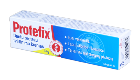 PROTEFIX Zobu protēžu fiksācijas krēms Half-Creme, 40 ml