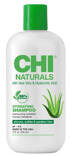 CHI Naturals Aloe Vera mitrināšanas šampūns 355 ml