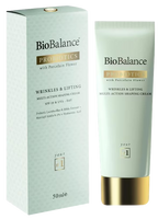 BIOBALANCE sejas krēms ar probiotikām - daudzfunkcionāls lifting krēms grumbu samazināšanai un ādas modelēšanai, 50 ml