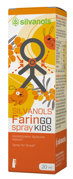 Kids FARINGOSPRAY sprejs, 20 ml