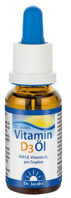 DR.JACOBS D3 vitamīns (800 SV) - pilieni 20 ml