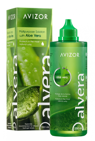 AVIZOR Alvera multifunkcionāls šķīdums 350 ml kontaktlēcu aprūpei