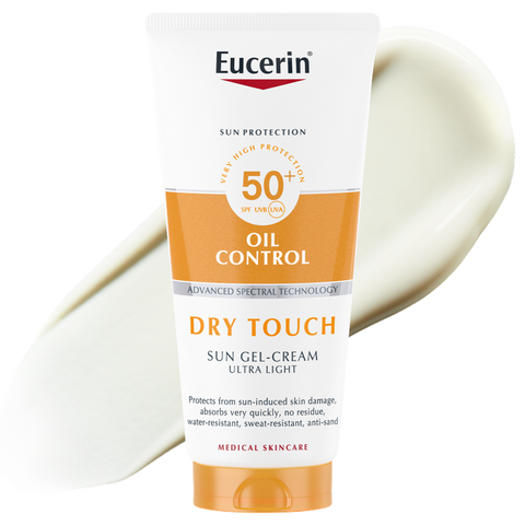 EUCERIN Sun Oil Control SPF 50+ krēms-gels ar sausu pieskārienu, 200 ml