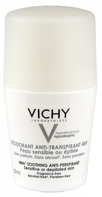VICHY antiperspirantas stiprā svīšanai, 50 ml, jutīgai ādai