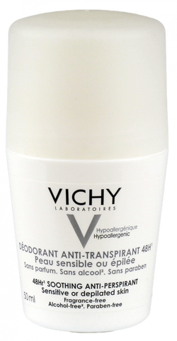 VICHY antiperspirantas stiprā svīšanai, 50 ml, jutīgai ādai