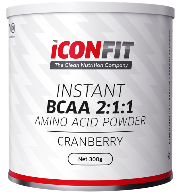 ICONFIT BCAA 2:1:1 pulveris ar brūklenes garšu, 300 g
