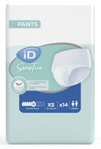 ID Sensitive Pants Extra Plus XS (40-80cm) biksītes, 14 gab.