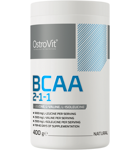 OstroVit BCAA 2-1-1 ar Dabīgu Garšu, 400 g Pulveris