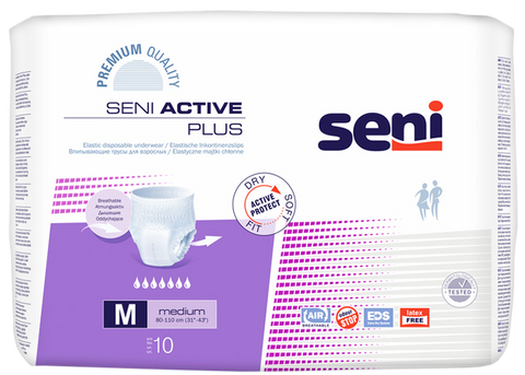 SENI Active Plus biksītes 10 gab.