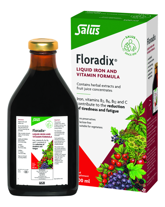 FLORADIX Dzelzs formula šķidrā formā, 500 ml