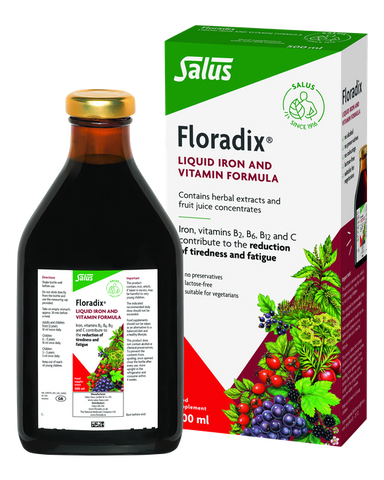 FLORADIX Dzelzs formula šķidrā formā, 500 ml