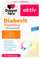 DOPPELHERZ Aktiv Diabevit - Tabletes ar Vitamīniem un Minerālvielām, 30 gab.