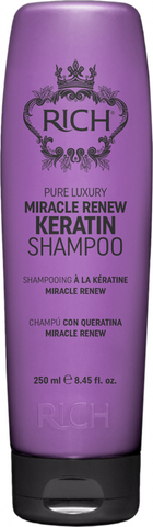 RICH Pure Luxury Miracle Keratin Renew šampūns, 250 ml
