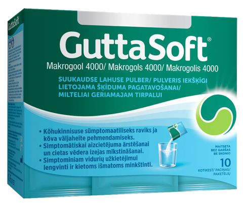 GUTTA SOFT 10 gab. pulveris