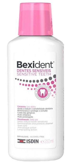 ISDIN Bexident mutes skalojamais līdzeklis jutīgiem zobiem, 250 ml