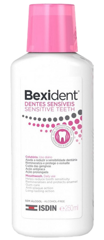 ISDIN Bexident mutes skalojamais līdzeklis jutīgiem zobiem, 250 ml