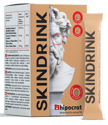 BIOFARMACIJA Hipocrat Skindrink — iekšējais skaistuma dzēriens, 14 paciņas