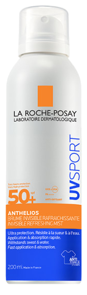 LA ROCHE-POSAY UVSport SPF50 Atsvesīgs aerosols saules aizsardzībai, 200 ml