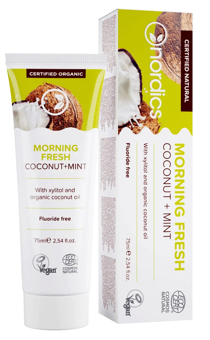 Zobu pasta NORDICS Morning Fresh, 75 ml — svaiga elpas produkts