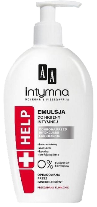 AA INTIMATE HELP – mazgāšanas emulsija intīmai higiēnai, 300 ml