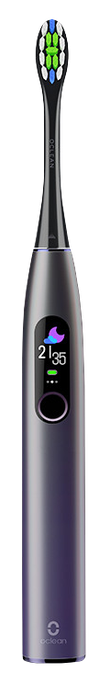 Oclean X Pro elektriskā zobu birste Purple no OCLEAN Smart Sonic sērijas, viena vienība