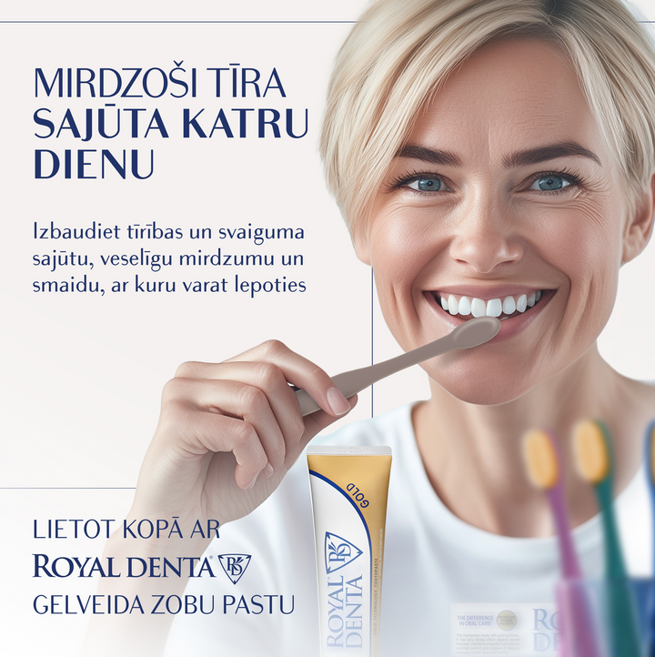 ROYAL DENTA Gold mīkstā zobu birste, 1 vienība