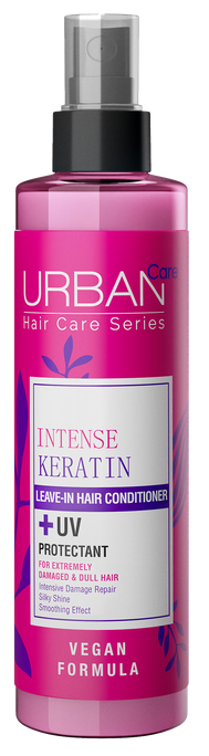 URBAN CARE Keratīna intensīvs neizskalojamais matu kondicionieris, 200 ml