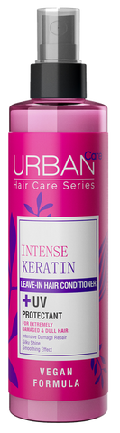 URBAN CARE Keratīna intensīvs neizskalojamais matu kondicionieris, 200 ml