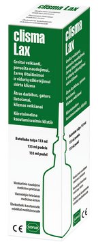 Klizma CLISMA-LAX 133 ml (1 pudele)